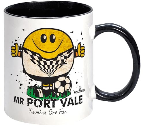 Kapow Gifts Mr Port Vale Mug - Gift Merchandise for Football Fan, Ceramic, 250ml