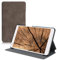 kwmobile Hülle kompatibel mit Huawei MediaPad M3 8.4 - Slim Tablet Cover Kompass Vintage Braun