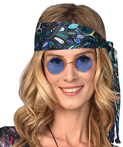 amscan 1960er & 70er Jahre Hippie Herz Brille Kostüm Zubehör