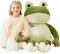 EARTHSOUND Groß Frosch Kuscheltier Riesen Stofftier,78cm XL XXL Riesige Plüschtier Gross Plüsch Spielzeug Jumbo Stofftiere,Geschenk für Kinder
