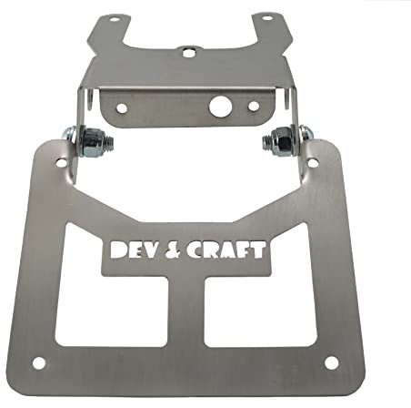 Portatarga Pieghevole Per Beta RR dal 2012 al 2020 Moto Motard Enduro con Attacco per Faretto