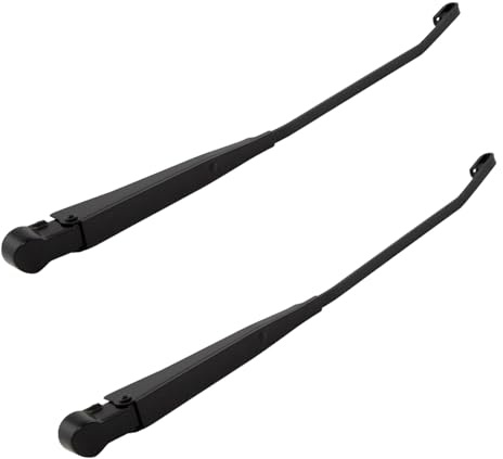TRQ Front Windshield Wiper Arms Pair Set Kit Compatible with Ford Bronco F-Series Pickup Truck