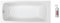 Jacob Delafon Baignoire Droite 170 X 75 Brive en Acrylique renforcé + nettoyant