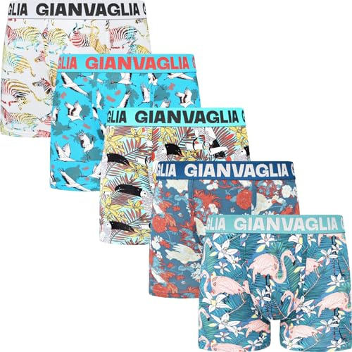 BestSale247 Herren Boxershorts 3er - 5er Pack Unterwäsche Unterhosen Retroshorts Männer Trunks aus super weicher Baumwolle