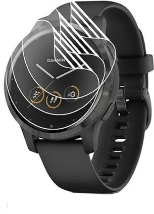 CUFEREDU 6pcs films Hydrogel pour Garmin Venu 3 Protecteur d'écran Soft TPU gel film pour smartwatch Sensibilité au toucher, Auto-guérison, Facile à installer