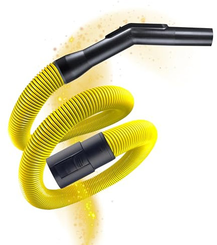SAFE 'N CLEAN Ultrahochleistungsschlauch Saugschlauch Staubsaugerschlauch kompatibel mit Kärcher Nass-/ Trockensaugern K, A, MV, WD - zweischichtig trifftest robust hochbelastbar - Länge 2,2 Meter