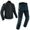 Herren Motorrad Sommer Textil kombi Motorradkombi herren 2-teiler mit Protektoren belüftete Motorrad Textilkombi Motorrad Textil Jacke und Hose Neu (BLACK, 2XL)