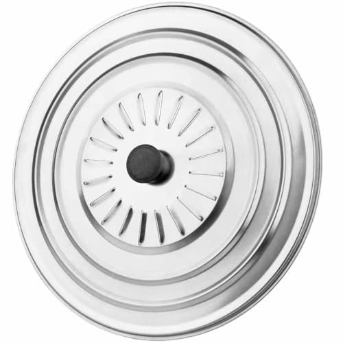 CHEFZOCO Tapa Multiusos para Sartenes y Ollas, Anti Salpicaduras con Mango Ergonómico, Metálica de Cocina, Acero Inoxidable, Apta para 20 cm
