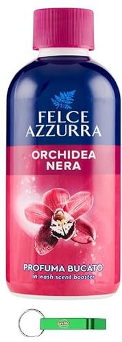 Felce Azzurra Profumatore per Bucato Orchidea Nera – Profumatore per la casa 220 ml + portachiavi Beni Culinari