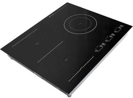 Electric Cooktop 3 Burner Countertop Induction Cooktop Stainless Steel Pot (#2)