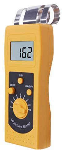 Feuchtigkeitsmesser, Digitaler Holzfeuchte-Messgerät DM200W Messbereich 0% -80% Tragbarer Feuchtigkeits Instrument Holz Feuchtigkeitsbestimmer