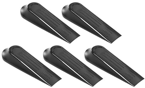 Butée De Porte Pour Intérieur - 5 Cales d'Interstices de Porte - Arrêt De Porte Anti-Dérapant Pour Chambre Bébé Appartement Garage Hôtel Salle De Bain