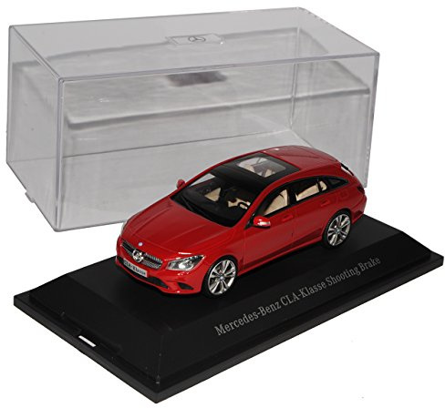 alles-meine.de GmbH Mercedes-B. CLA Shooting Brake X117 Jupiter Rot Kombi Ab 2014 1/43 Kyosho Modell Auto mit individiuellem Wunschkennzeichen