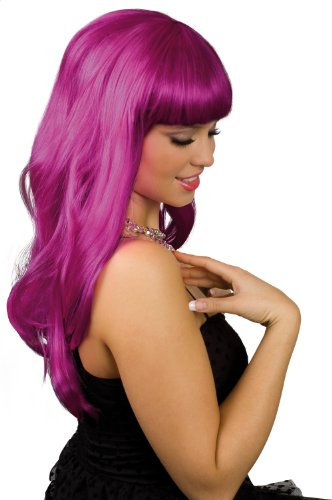 Perücke Wallende Verführung violett