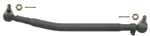 febi bilstein 18701 Drag Link with castle nuts and cotter pins, from steering gear to 1st front axle, pack of one