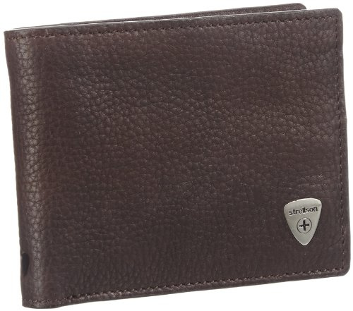 Strellson Harrison Billfold H8 4010001045 Herren Geldbörsen 12x10x1 cm (B x H x T), Braun (Dark Brown 702)
