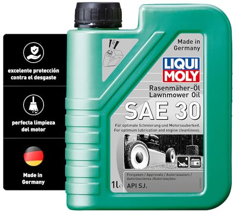 LIQUI MOLY Aceite para cortacéspedes SAE 30 | 1 L | Aceite de herramienta de jardín | 1264