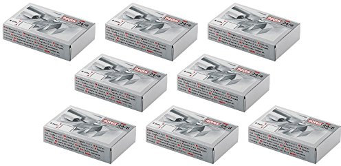 Novus Heftklammer für Büroheftgerät NOVUS 24 - 8 DIN Super, 24 - 8, Stahldraht, verzinkt, 8.000er Maxi S