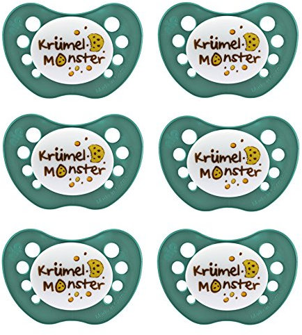 Nip Schnuller Silikon Limited Edition Krümelmonster inkl. Schutzkappe, Gr. 1-6 Stück