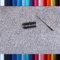 Premium Bündchenstoff Rippe - Meterware ab 0,25 cm Zuschnitt - Hochwertige Schlauchware gerippt - XXL Breite ca. 106-120 cm - Öko-Tex Standard 100 - (Grau Melange Hell)