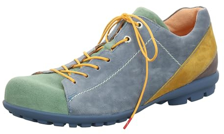 Think! Herren Kong Nachhaltige Wechselfußbett Schnürhalbschuhe, 8020 Denim Kombi, 42.5 EU