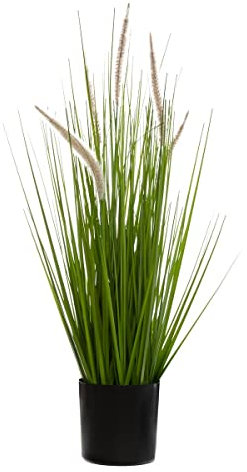 Atmosphera - Herbe Artificielle en Pot Cat Tails - H70 cm