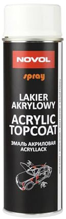 NOVOL Spray Acrylic Topcoat Black Gloss