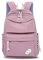 FANDARE Zaino Tempo Libero Zainetto Ragazza Borse Scuola Teen Borsa Scuola Ragazzi Borsa di Classe Borse da Viaggio Casual Daypacks Uomini Donne per Outdoor Campus Casual, Viola, L, Cartella