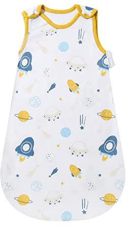 Mosebears Baby Schlafsack Sommer, Cute Animal Cartoon waschbare Decke 0,5 tog für Mädchen und Jungen, tragbare Decke ohne Ärmel Schlafsac