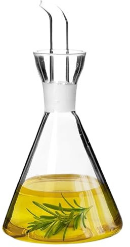 TIENDA EURASIA - Aceitera Antigoteo Cristal - Aceitera para cocina clásica (750ML)