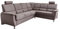 Möbel Jack Schlafsofa Schlafcouch Wohnlandschaft | B 268 cm x T 221 cm | Stoff | Grau | Federkern