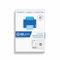 MDlabels Universal Etiketten DIN A4-66x33,9 mm, 2400 Etiketten - Mattes Papier Klebeetiketten– bedruckbare - Weiß - Barcode-Etiketten