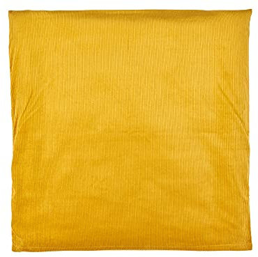 KraftKids Bezug für Wickeltischauflage Cord Breitcord Gelb Mustard breit 75 x tief 70 cm