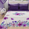 PETTI Artigiani Italiani - Copriletto Singolo Estivo 170x260cm 100 g/m² Double Face, Trapuntino Letto Singolo Primaverile, Trapunta Leggera, Floreale Viola, 100% Made in Italy
