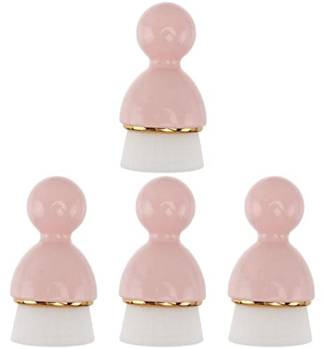 FOMIYES 4Pcs Propulsé Du Visage Une Utilisation Lâche Peau de Points Noirs Blush Finition Nettoyage Cosmétique pour Kabuki Soins Remodelage Enclin Fond de Teint