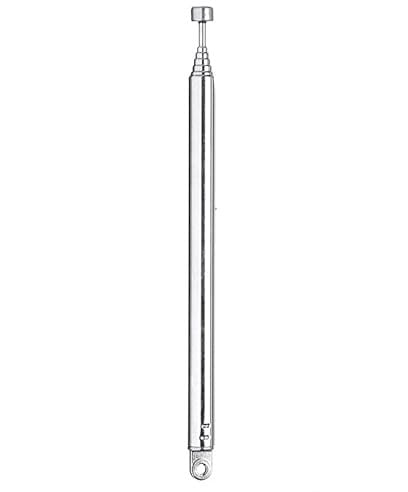 1 Piece 7 Section Replacement Telescopic Aerial Antenna TV Radio DAB AM/FM Universal Telescopic Aerial Antenna Length 740mm