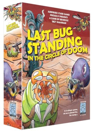 Surprised Stare Games | Last Bug Standing in the Circle of Doom | Board Game | English
