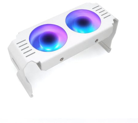 ITleads Memory RAM Cooling Fans,5v/3-Pin ARGB Light Effect Memory Cooler for DIY PC Gaming. (White)