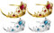 UPKOCH 4 Stück Krone Zum Kindergeburtstag Prinzessin Haar Tiara Kinder Pom Kopfbedeckungen Für Kindergeburtstage Prinzessin Tiara Für Kleinkinder Brautkönigin Harz Stirnband Abschlussball