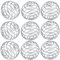 GFTCGK 9 Stück Shaker Kugel Edelstahl, Metall Frühling Kugeln, Ball Mixer für Sport Fitness Protein, Whisking Protein Powder, Milkshakes, Blended Getränke