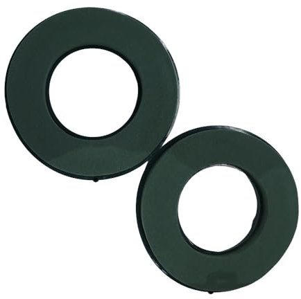 Floralcraft® 14 Foam Wreath Rings with Plastic Back - Set of 2 | Perfect for Funeral Tributes, Door Wreaths, and Table Centerpieces