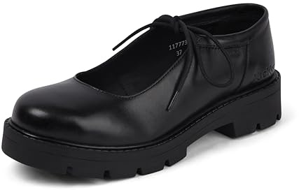 Kickers Women's Kori Mary Jane Lace Leather Shoes,