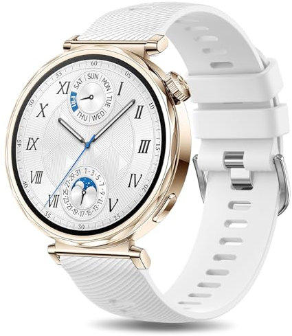 Meliya für Huawei Watch GT4 41mm Armband/Huawei Watch GT5 41mm Armband, Weich Silikon Uhrenarmband 18mm für Huawei GT4/GT5 41mm Smartwatch Ersatzarmbänder