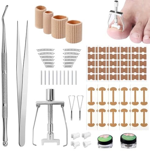 TYBYBB Eingewachsene Zehennägel Set Nagelspange Fußnägel Zehennagel Korrektur, Eingewachsener Zehennagel Korrektur, Zehennagel Korrektur Patch, für Zehennagel Eingewachsen