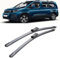 Escobillas Limpiaparabrisas Delanteras para Peugeot Rifter 2018-2020 26+17 - Goma Suave HD, Silenciosas y Duraderas, Fácil Instalación
