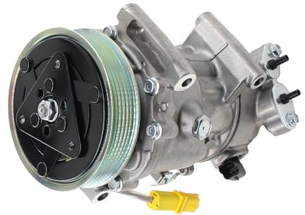 HouYeen Compressore aria condizionata con frizione per Citroën Berlingo C3 C4 C5 DS3 per Peugeot 207 208 307 308 508 2008 3008 5008 Partner 2000-2021