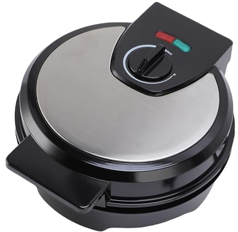 Generic Donut Maker Machine per Colazione, Snack, Dessert con Superficie Non Stick, Macchina per Ciambella Elettrica a Doppia Facciate per il Nero, Produce 7 Ciambelle, attività di (Spina europea
