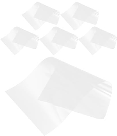 iplusmile 6 Cubiertas Adhesivas Transparentes para Rejilla de Ventilación | Instalación sin taladrar, PET transparente, resistente a la intemperie, fácil limpieza, ideal para conductos y hogar