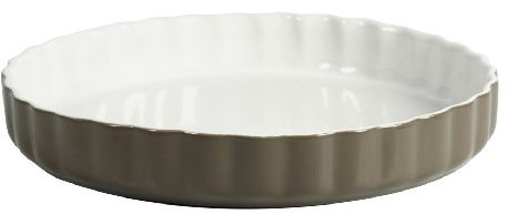 CREALYS 512736 Quicheform, Keramik, 28 cm, Taupe