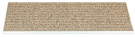 Kettelservice-Metzker Outdoor - Sicherheitsstufenmatte - Außenstufenmatte (Beige Sand mit Alu Kante) 1 Stück